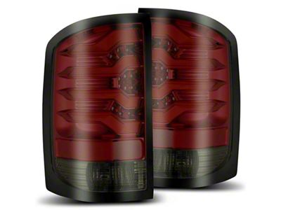 AlphaRex 14-18 GMC Sierra 1500 PRO-Series LED Tail Lights Red - 630020