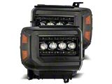 AlphaRex 14-18 GMC Sierra NOVA LED Proj Headlights Plnk Style - 880616