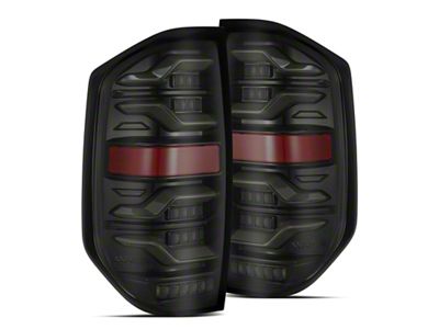 AlphaRex 14-21 Toyota Tundra LUXX LED Taillights Alpha Blk w/Activ - 672030