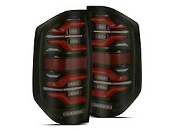 AlphaRex 14-21 Toyota Tundra LUXX LED Taillights Black/Red w/Activ Light/Seq - 672050