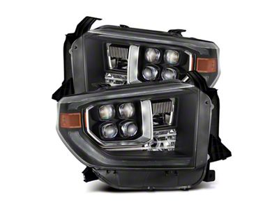 AlphaRex 14-21 Toyota Tundra NOVA-Series LED Proj Headlights Blk w/Actv - 880833