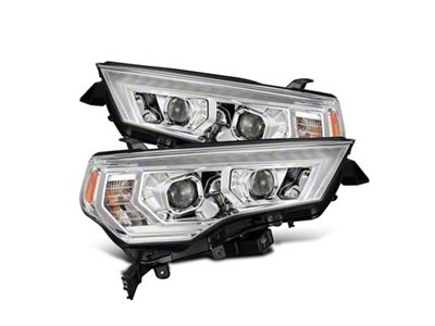 AlphaRex 14-22 Toyota 4Runner PRO-Series Projector Headlights Black w/Seq. Sig. - 880815