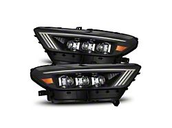 AlphaRex NOVA Series LED Projector Headlights Blk (15-17 Ford Mustang)