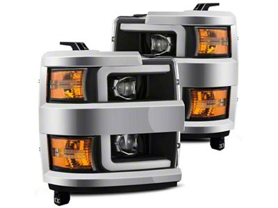 AlphaRex 15-19 Chevy 2500HD PRO-Series Proj Headlights Plank Style Blk - 880224