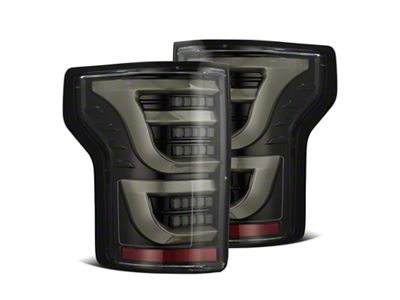 AlphaRex 15-20 Ford F150 Luxx-Series LED Tail Lights Alpha-Black - 652030