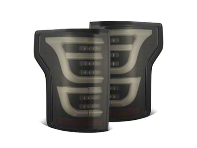 AlphaRex 15-20 Ford F150 Luxx-Series LED Tail Lights Alpha-Black - 652040