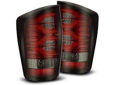 AlphaRex 16-20 Toyota Tacoma PRO-Series LED Tail Lights Red Smoke - 680020