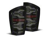 AlphaRex 16-21 Toyota TacomaLUXX LED Taillights Blk w/Activ Light/Seq Signal - 680090