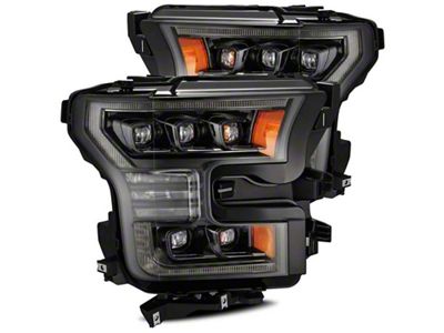 AlphaRex 17-20 Ford Raptor NOVA LED Proj Headlights Plank Style - 880163