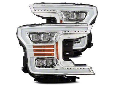 AlphaRex 18-19 Ford F-150 NOVA LED Projector Headlights Plank Style - 880181