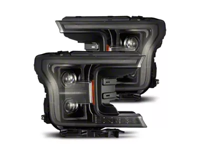 AlphaRex 18-20 Ford F150 PRO-Series Headlight Alpha Black w/ Seq - 880253