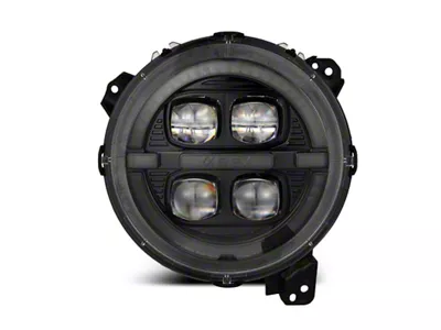 AlphaRex 18-23 Jeep Wrangler JL/Gladiator JT LED Proj Headlights - 880867