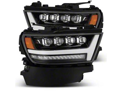 AlphaRex 19-20 Ram 1500HD NOVA LED Proj Headlights Plank Style - 880516
