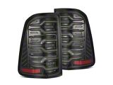 AlphaRex 19-21 Dodge Ram 1500 Luxx-Series LED Tail Lights Alpha-Black - 640030