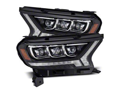 AlphaRex 19-21 Ford Ranger NOVA LED Proj Headlights Plank Style - 880124