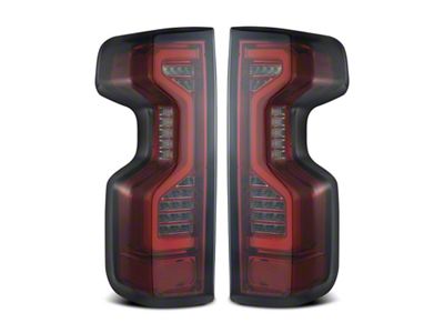 AlphaRex 19-23 Chevrolet Silverado 1500/2500HD/3500HD PRO-Series LED Tail Lights Red - 620060