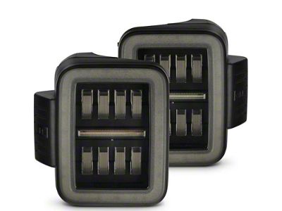 AlphaRex 19-24 Jeep Gladiator JT Nova-Series Prismatic LED Tail Lights - 602050