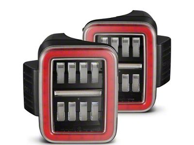 AlphaRex 19-24 Jeep Gladiator JT Nova-Series Prismatic LED Tail Lights - 602070