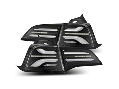 AlphaRex 20-22 Model Y PRO-Series LED Tail Lights Jet - 601030