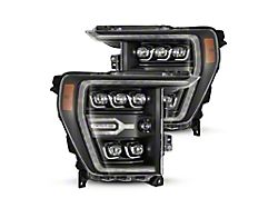 AlphaRex NOVA LED Proj Headlights Plank Style (21-22 Ford F-150)