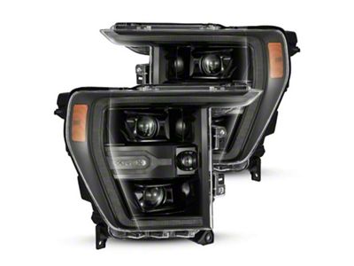 AlphaRex 21-22 Ford F150 Luxx-Series Projector Headlights - Alpha-Black w/Activ Light/Seq - 880169
