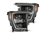 AlphaRex 21-22 Ford F150 Luxx-Series Projector Headlights Black w/Activ Light/Seq - 880139