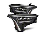 AlphaRex 22-23 Toyota Tundra NOVA-Series Headlights Black w/Amber DRL - 880872