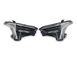 AlphaRex 22-23 Toyota Tundra NOVA-Series Headlights Black w/Amber DRL - 880872