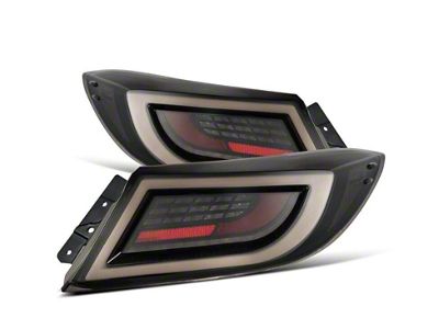 AlphaRex 22-24 Toyota GR86 LUXX LED Taillights Black Smoke - 675020