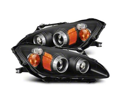 AlphaRex 99-09 Honda S2000 LUXX-Series Projector LED Headlights - Black - 880271