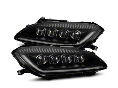 AlphaRex 99-09 Honda S2000 NOVA-Series Projector LED Headlights - Black - 880273