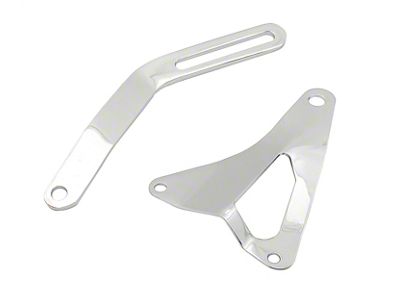 Mr. Gasket Alternator Bracket; Chrome Plated Steel; - 5185