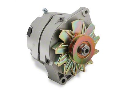 Mr. Gasket Alternator; 1971-1986; 140 Amp; For Use w/Single V-Belt; Natural Finish; - 51203NG