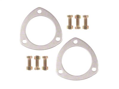 Mr. Gasket Aluminum Collector Gasket; Triangle; 3 in. Dia.; - 7421G