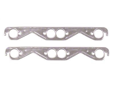 Mr. Gasket Aluminum Exhaust Gasket; Round Port Shape; Port Diameter 1.63 in.; - 7402G