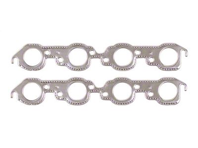 Mr. Gasket Aluminum Exhaust Gasket; Round Port Shape; Port Diameter 1.92 in.; - 7407G