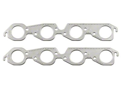 Mr. Gasket Aluminum Header Gasket; Round Port Shape; Port Diameter 2.15 in.; - 7409G