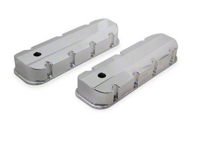 Mr. Gasket Aluminum Valve Cover; 1/4 in. Thick Billet; Pair; - 6830G