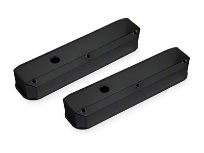 Mr. Gasket Aluminum Valve Cover; Pair; - 6861BG