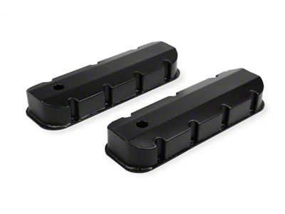 Mr. Gasket Aluminum Valve Cover; Tall Style; w/Breather Opening; Pair; - 6832BG