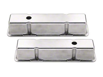 Mr. Gasket Aluminum Valve Cover; Tall Style; w/Perimeter Bolts; - 6854