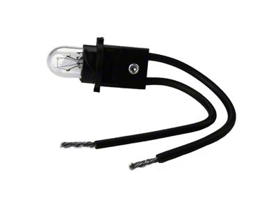 Auto Meter T3 2.7W/4.6W/4.9W Wedge Twist In Light Bulb/Socket Assembly - 3220