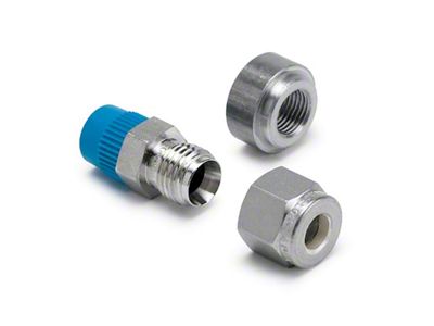 Auto Meter Thermocouple Compress Fitting 1/4in / 1/8in NPTF Male w/Weld - 5254