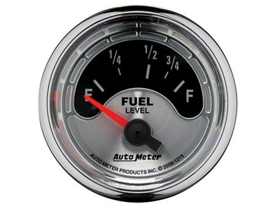 Auto Meter American Muscle 2-1/16in 73-10 Ohm Electric Fuel Level Gauge - 1215