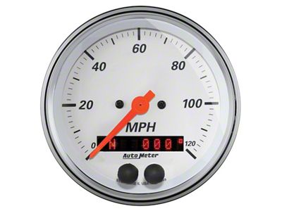 Auto Meter 3-3/8in 120MPH GPS Speedometer Gauge - 1349