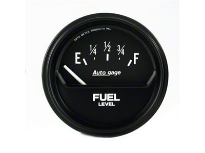 Auto Meter Autogage 2-5/8in 0-90 Short Sweep Electrical Fuel Level - 2316