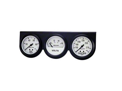 Auto Meter Autogage 2-5/8in 0-100 PSI Oil Press/ 16 Volt / - 2328