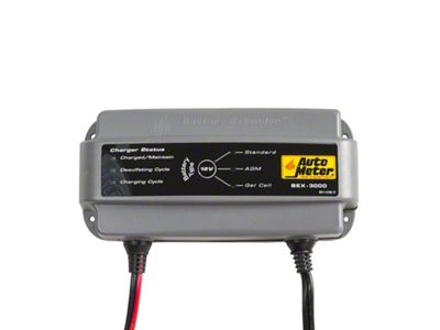 Auto Meter Battery Charger/Maintainer 12V/3A - BEX-3000