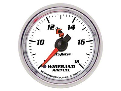 Auto Meter C2 2-1/16in Full Sweep Electronic 8:1-18:1 Air/Fuel Ratio Gauge - 7171