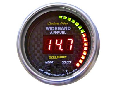 Auto Meter Carbon Fiber 52mm AFR or LAMBDA Digital Wideband Air/Fuel - 4778